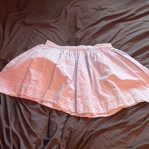 Mossimo Supply Co. Blue Skirt with Polka Dots